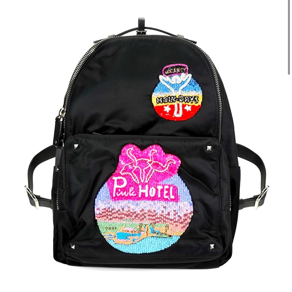 Valentino Garavani Flamingo Loving Backpack